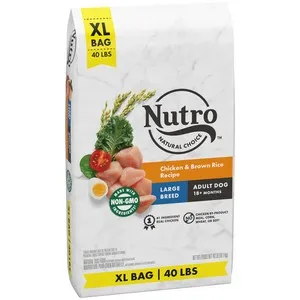 40 Lb Nutro Wholesome Large Breed Chicken & Rice - Treat